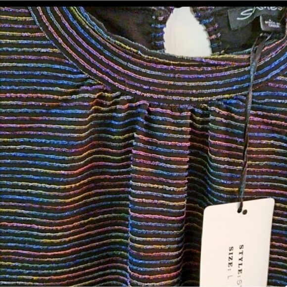 STRIPED Brand New Blouse  - Picture 2 of 4